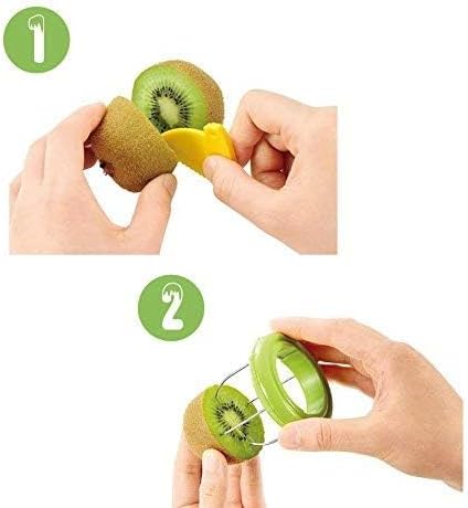 COMBO PACK - Apple Corer, Pineapple Slicer, Pear Pepper Poker, Herb Kale Stripper, Kiwi Tool, Citrus Orange Peeler SUPER SLICER Juicer Prepping PACK by Bright Kitchen