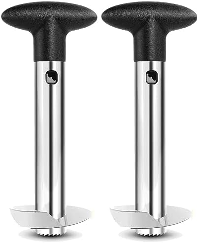 2 Pack Pineapple Slicers Corer Tools Stainless Steel Remove Peel Cut