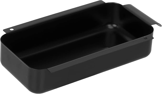 BBQ Future Grill Grease Pan Replacement for Char-Broil 9328812P06 G416-0015-W1, Black Steel Grease Cup Drip Pan Accessories for Most Charbroil Gas Grills