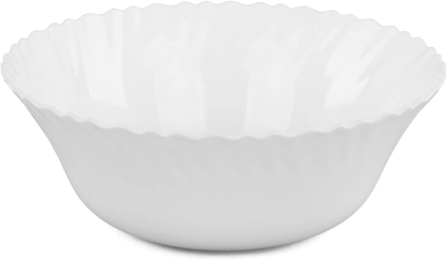 Mintra Home Curly Collection (11.75in Large Bowl 2pk, White)
