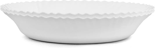 Mintra Home Curly Collection (9.7in Medium Bowl - 2pk, White)
