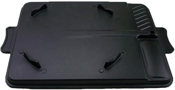 SleekPan Smokeless Grill Pan – Premium Aluminum, Non-Stick,Portable Grill Compact Design with Tilt Mechanism for Oil Drainage – Ideal for Indoor and Outdoor Grilling – Stylish Black Finish