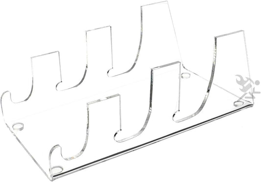 OnFireGuy Plate Dinnerware Display Stand for Kitchenware Plates Platters China Display Rack Place Setting Holder (2 Pack, 3 Tier)