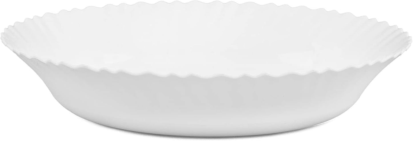 Mintra Home Curly Collection (9.7in Medium Bowl - 2pk, White)