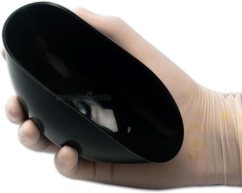 DENTIMICA Dental Lab Rubber Impression Mixing Alginate Bowl Flexible Durable Silicone Mixing Bowl for Alginate, Plaster Materials (L)