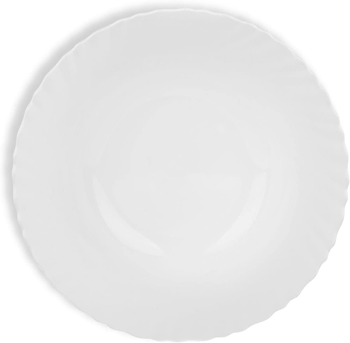 Mintra Home Curly Collection (11.75in Large Bowl 2pk, White)