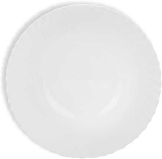 Mintra Home Curly Collection (11.75in Large Bowl 2pk, White)