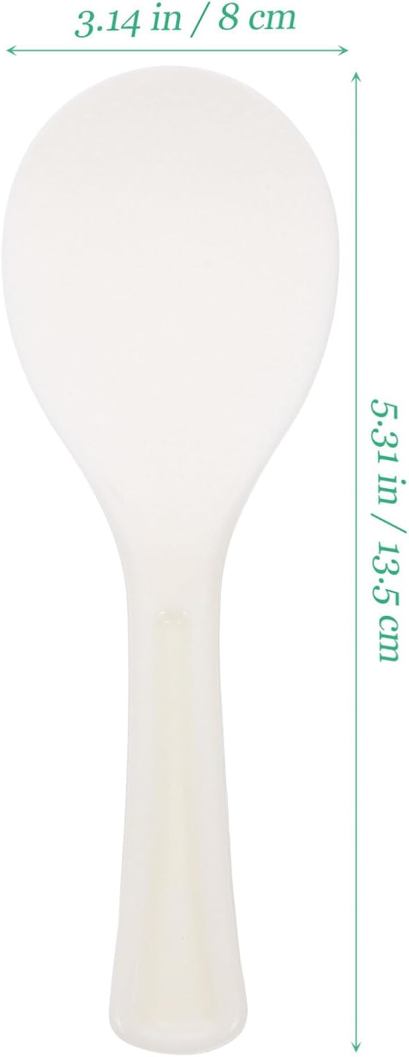 Zerodeko Thickened Rice Cooker Spatula Silicone Strainer Spoon Non-Stick Rice Paddle for Easy Serving and Cooking