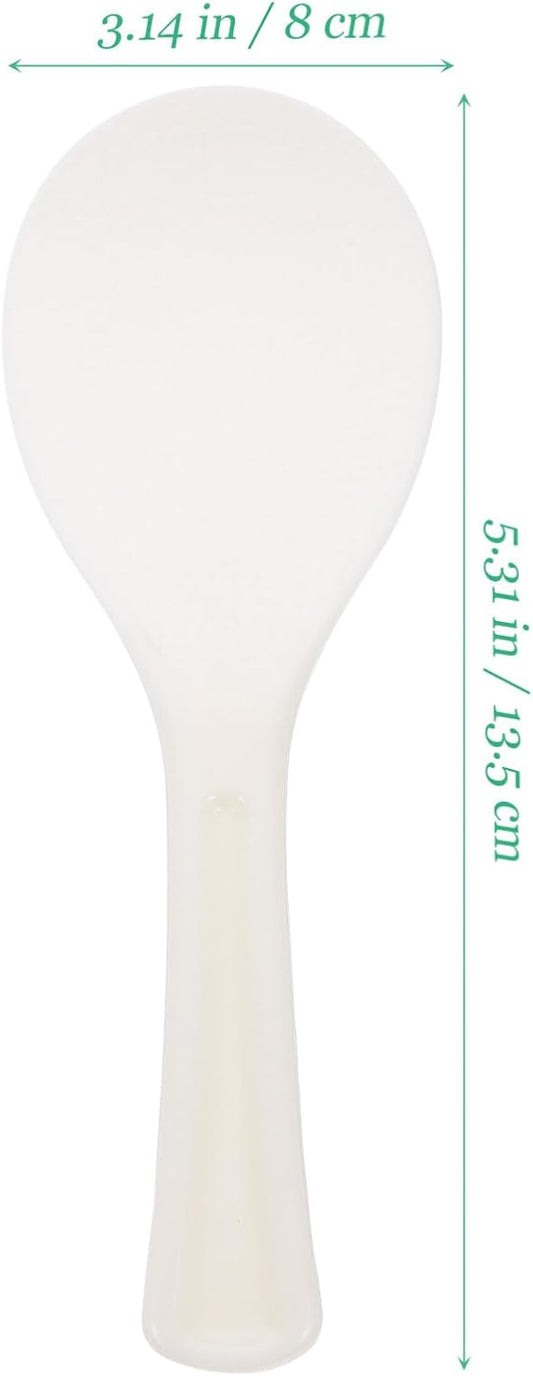 Zerodeko Thickened Rice Cooker Spatula Silicone Strainer Spoon Non-Stick Rice Paddle for Easy Serving and Cooking