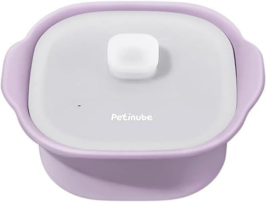 Silicone Multi-Steamer Made in Korea Microwave Steamer for Cooking & Reheating BPA-Free Flexible & Durable (Luna Purple, 20.29 fl oz)