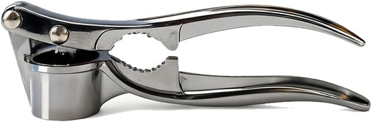 1 Pack Garlic Press, Heavy-Duty Rust-Resistant Garlic Mincer & Crusher with Ergonomic Handle, Easy Squeeze, Easy Clean, Dishwasher Safe