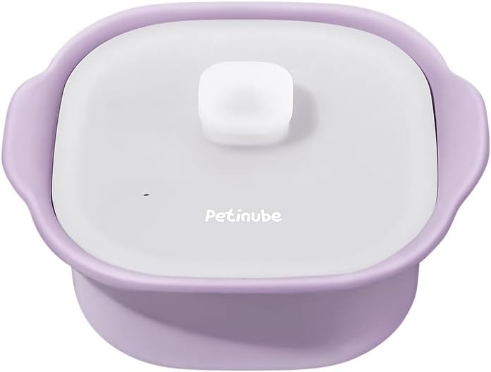 Silicone Multi-Steamer Made in Korea Microwave Steamer for Cooking & Reheating BPA-Free Flexible & Durable (Luna Purple, 30.44 fl oz)