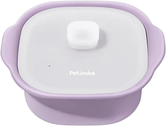 Silicone Multi-Steamer Made in Korea Microwave Steamer for Cooking & Reheating BPA-Free Flexible & Durable (Luna Purple, 30.44 fl oz)