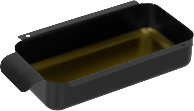 BBQ Future Grill Grease Pan Replacement for Char-Broil 9328812P06 G416-0015-W1, Black Steel Grease Cup Drip Pan Accessories for Most Charbroil Gas Grills