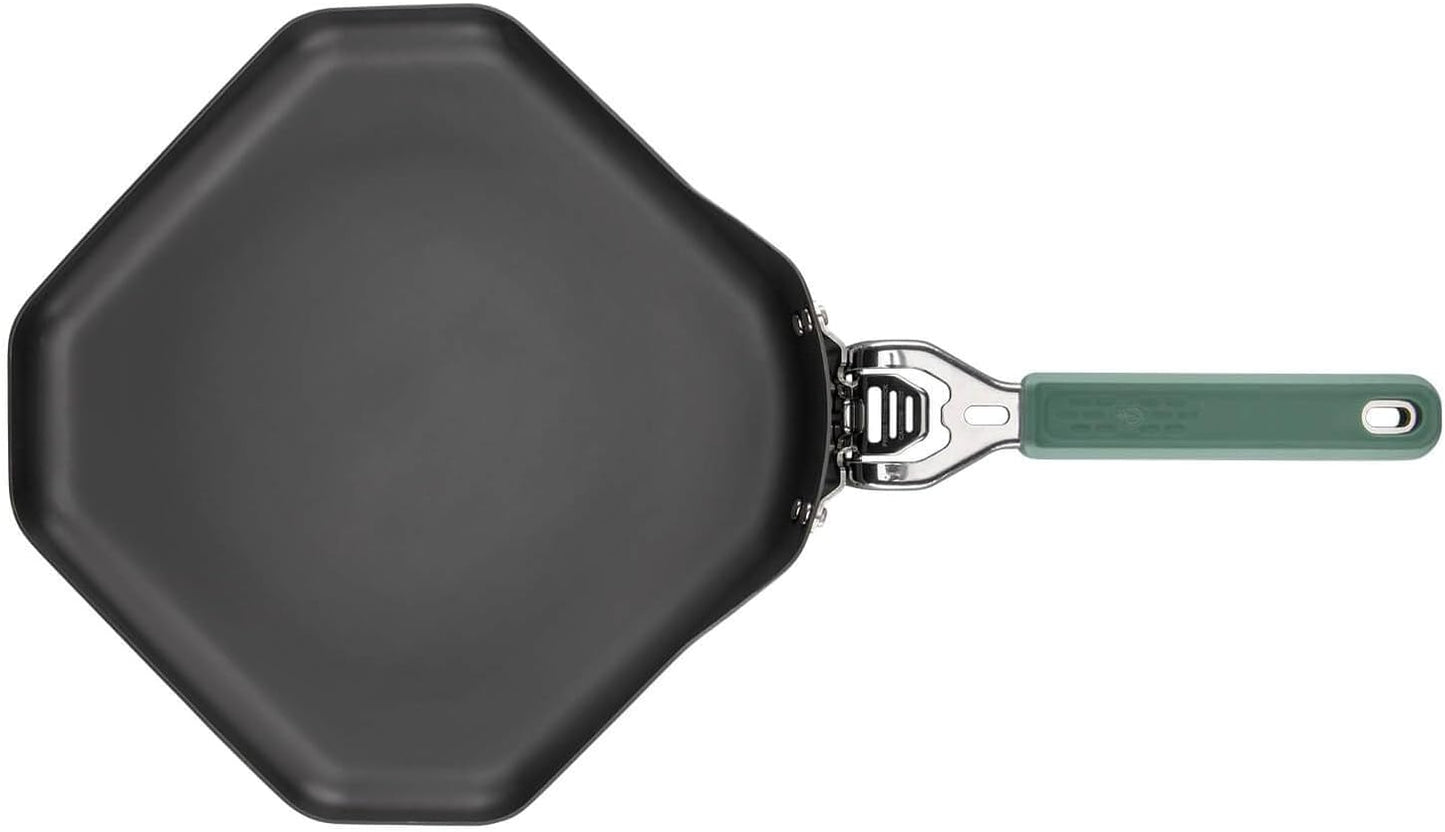 Gerber Gear ComplEAT Griddle - Portable, Nonstick Outdoor Camping Griddle - Premium Camping Cookware - Features Detachable Handle