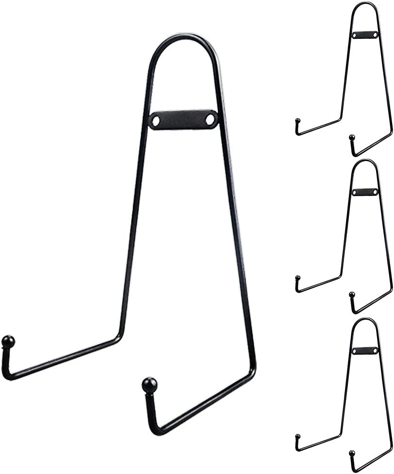 YY YEARCHY Plate Stand Holder for Wall Hanging Display Rack Art Hanger Metal Easel Photo Holder Books Bowls Platters