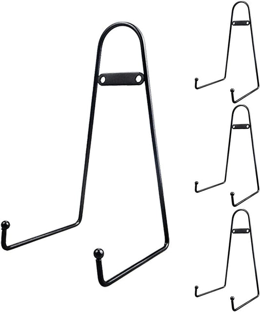 YY YEARCHY Plate Stand Holder for Wall Hanging Display Rack Art Hanger Metal Easel Photo Holder Books Bowls Platters