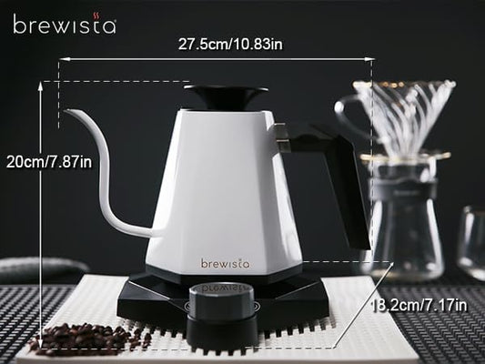 Brewista X Series 0.8L Gooseneck Variable Kettle - White
