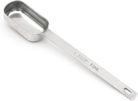 1PCS 1tbsp (3tsp, 15ml, 1/2oz) Single Measuring Spoon, Stainless Steel Long Handle Individual Teaspoons Only