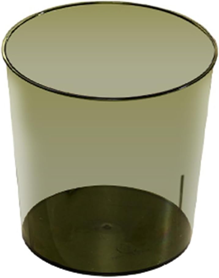 Bathroom Trash Can Small Trash Can Plastic Wastebasket for Bedroom Office Kitchen Dorm Room Dark Green M