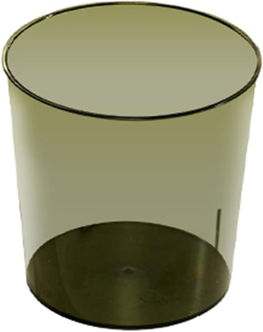 Bathroom Trash Can Small Trash Can Plastic Wastebasket for Bedroom Office Kitchen Dorm Room Dark Green M