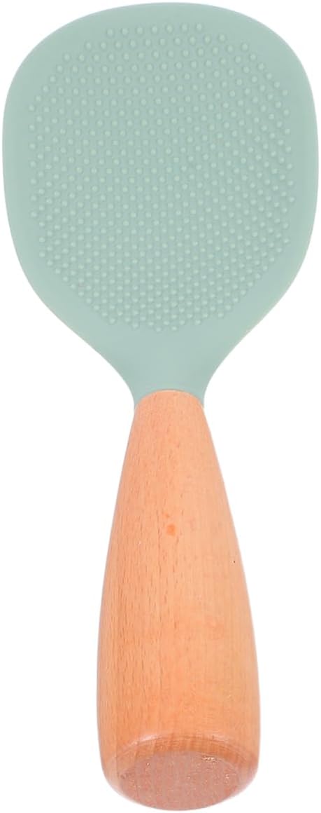Silicone Wooden Rice Paddle Kitchen Utensils Cooking Ladle Handle