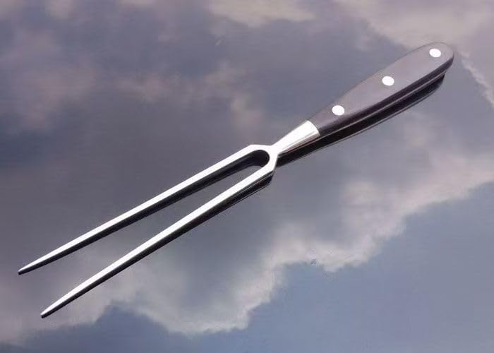 Better-Love Chef pro Stainless Steel Carving Fork Barbecue Fork BBQ Tools Meat Forks 12 Inch,Suitable for kitchen, BBQ(12 inch) (black)