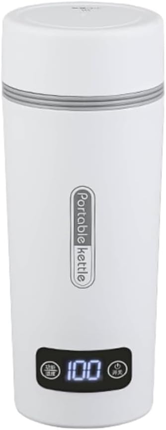 110V 350ml Portable Electric Kettle for Travel, 4 Temperature Control, 304 Stainless Steel, Kettle with LED Screen, Mini Water Heater