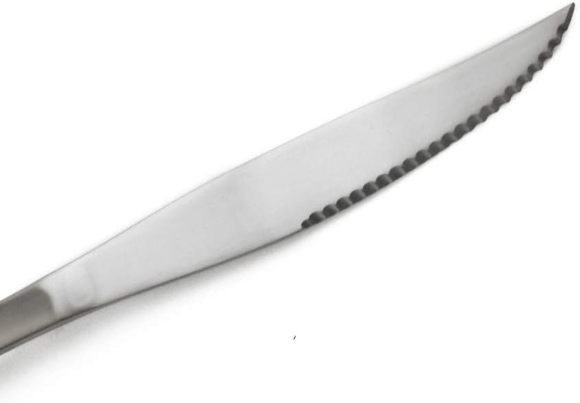 Gugrida Luxury 18/10 Stainless Steel Flatware Set Matte Black Silverware Set