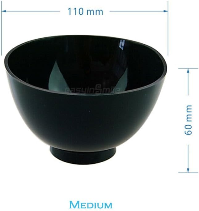 DENTIMICA Dental Lab Rubber Impression Mixing Alginate Bowl Flexible Durable Silicone Mixing Bowl for Alginate, Plaster Materials (M)