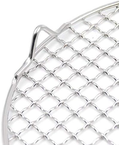 Wire Steaming Cooling Rack and Baking Barbecue Rack with Legs Dia 8.9" Stainless Steel Cross Wire for Air Fryer Instant Pot Pressure Cooker Canning Dutch Oven (225mm/8.9")