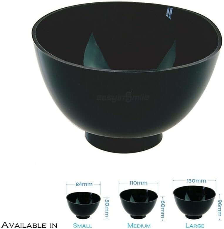 DENTIMICA Dental Lab Rubber Impression Mixing Alginate Bowl Flexible Durable Silicone Mixing Bowl for Alginate, Plaster Materials (S)