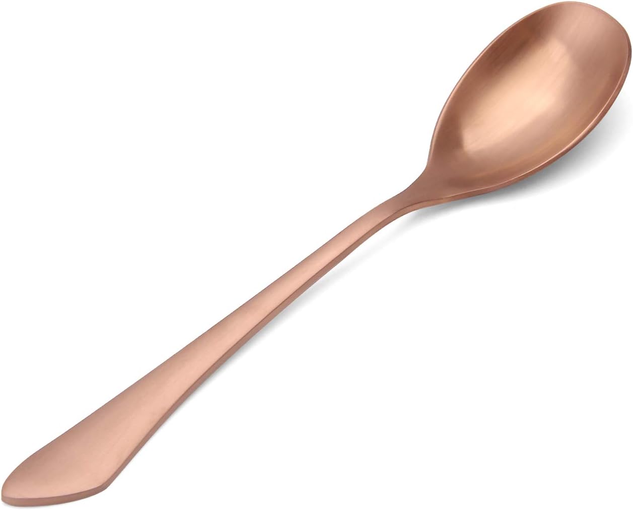 Matte Rose Gold Silverware Set, 20-Piece Stainless Steel Flatware Set, Kitchen Utensil Set Service for 4, Satin Finish Tableware Cutlery Set for Home and Restaurant, Dishwasher Safe