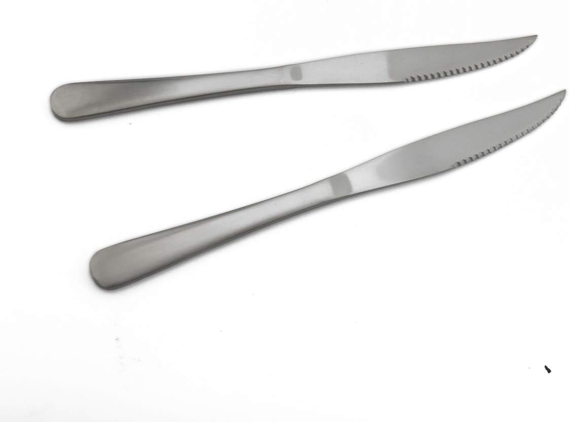 Gugrida Luxury 18/10 Stainless Steel Flatware Set Matte Black Silverware Set