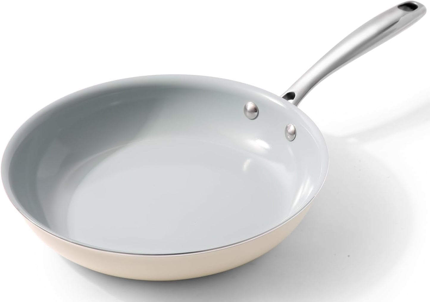 Nonstick Frying Pans Ceramic Skillet: 11 Inches Non Stick Egg Fry Pan - PFOA PTFE PFAs Free