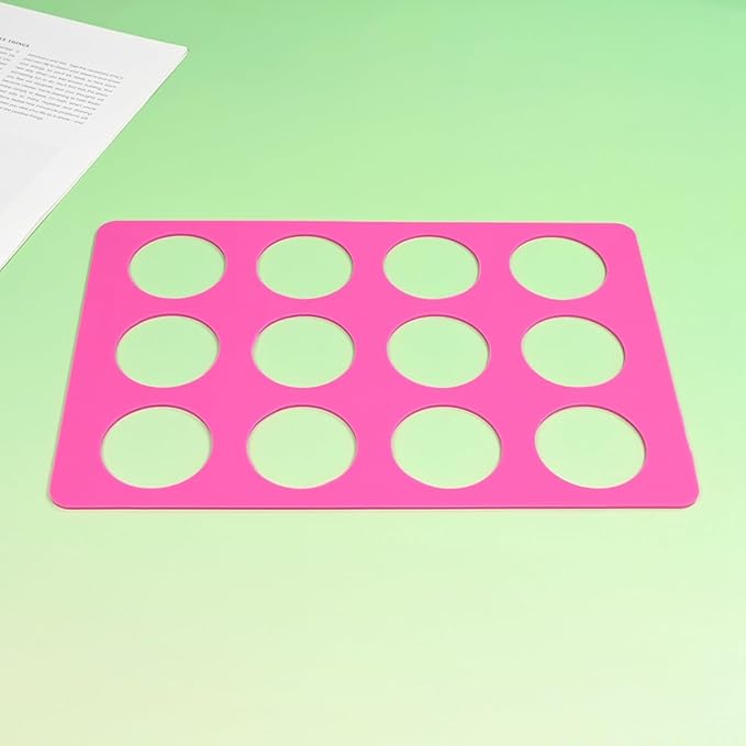 mostsom Round Silicone Chocolate Molds, Cheese Chocolate Mat, Cookie Stencil Chablon Molds, Cake Decorating Tools, Bakeware Accessories for DIY Baking & Kitchen Decor (D_ Round)