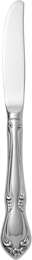 Oneida Chateau Fine Flatware Dinner Knives, Set of 4, 18/10 Stainless Steel