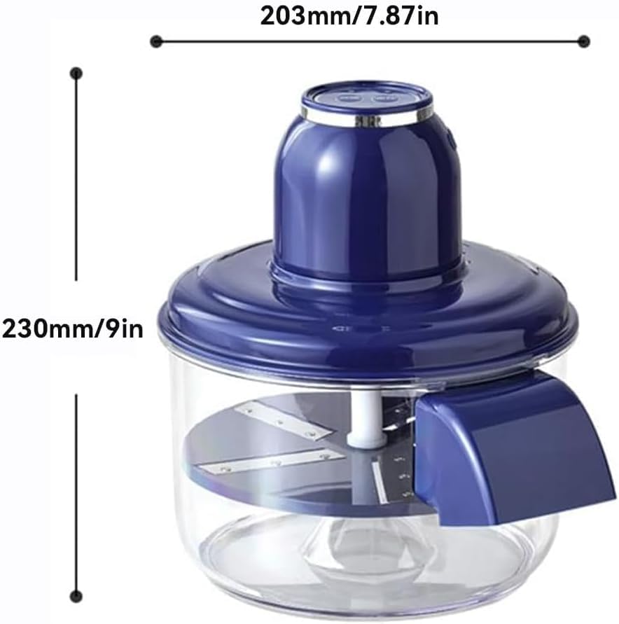 Automatic Grape Peeler Machine, Electric Garlic Peeler & Cherry Tomato Skin Remover Tool for Small Fruits, Efficient Peeling Kitchen Gadget for Home Use (Blue)