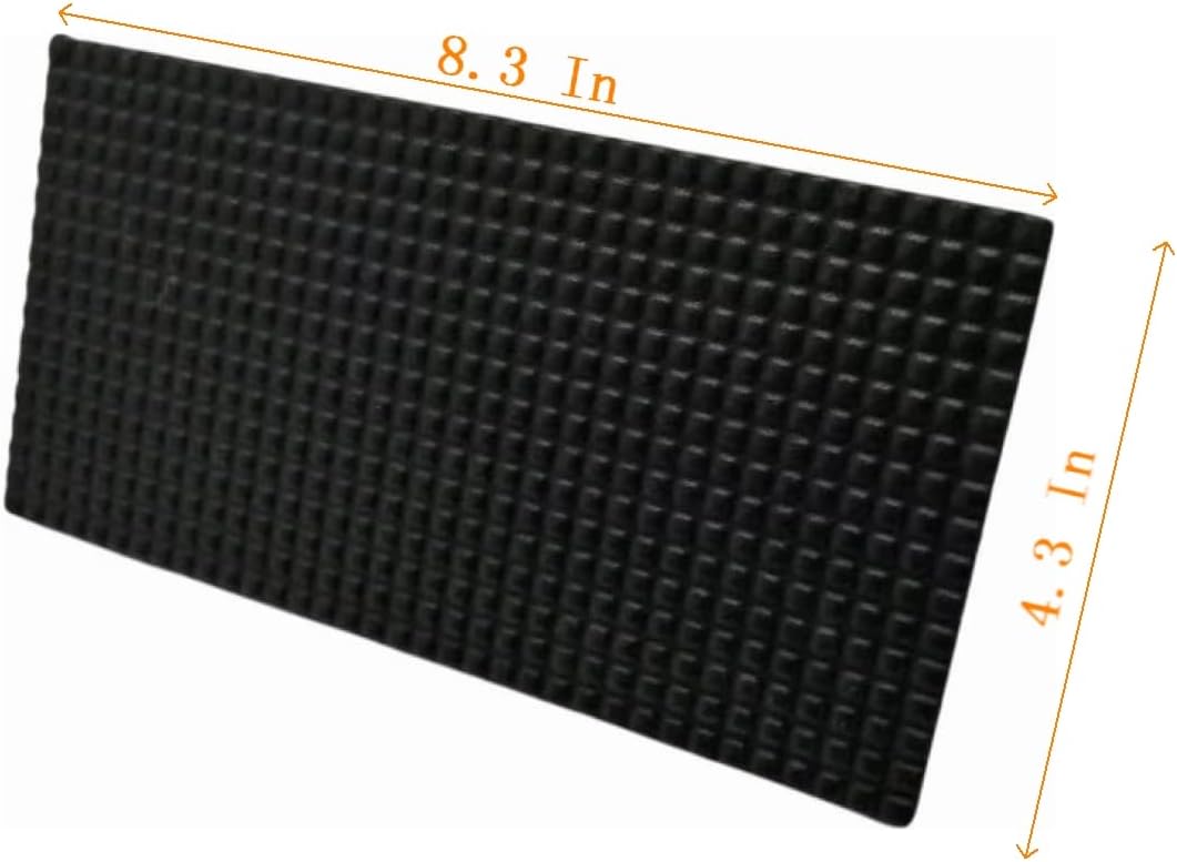 Firsgrill 8.3"×4.3" Heavy-duty Cast Iron Grill Burger Press and Meat Steak with Wood Handle for Blackstone Camp Chef Pitboss Weber Griddle Grills (Rectangle)