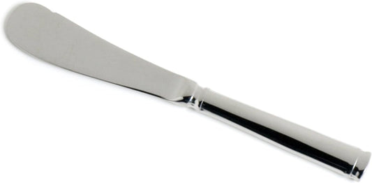 Fortessa Bistro 18/10 Stainless Steel Flatware Solid Handle Butter Knife, Set of 12, Silver