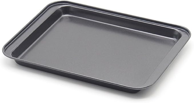 Small Baking Sheets Nonstick Set (9.5inch X 7.1inch)- SS&CC 8 Inch Nonstick Sheet Pan Set for Baking, Carbon Steel Baking Pans Cookie Sheets