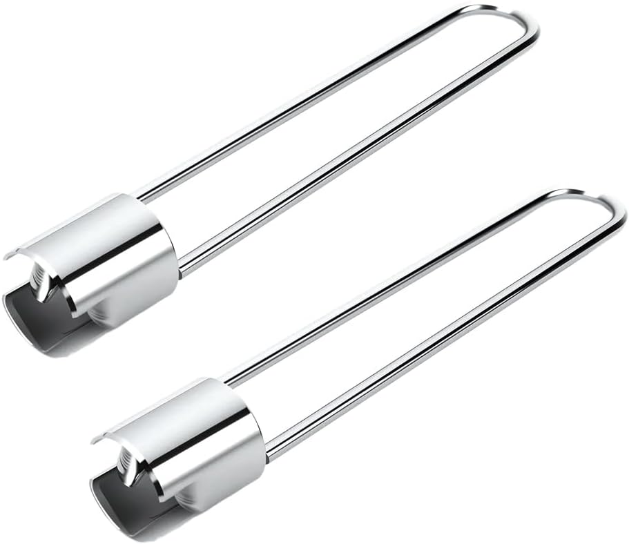 2 Pcs Fruit and Vegetable Corer Tool, Red Bell Pepper Seed Corer, Stainless Steel apple core remover, Practical Kitchen Gadget for Removing Fruit Vegetable Cores, Easy to Clean (Type A)