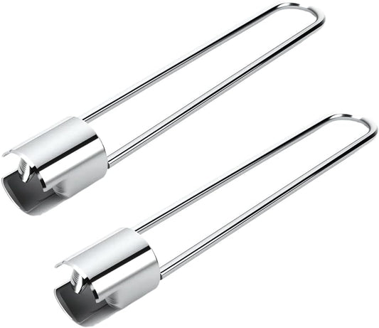 2 Pcs Fruit and Vegetable Corer Tool, Red Bell Pepper Seed Corer, Stainless Steel apple core remover, Practical Kitchen Gadget for Removing Fruit Vegetable Cores, Easy to Clean (Type A)