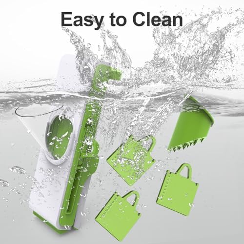 Mandoline Slicer for Kitchen, Mandoline Slicer Safe Multifunctional Dicer Adjustable Commercial Slicer Machine Stainless Steel Chopper