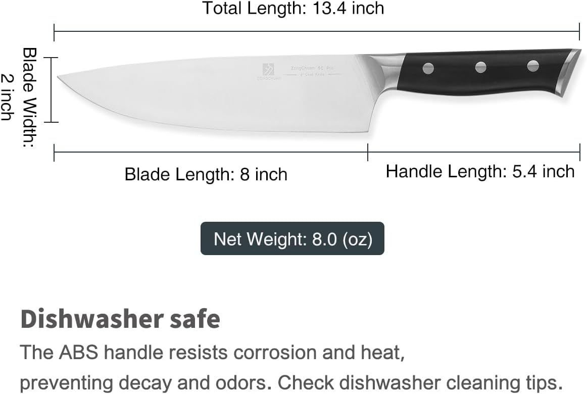 Chef Knife,8inch Damascus knife set,67-Layer High Carbon Stainless Steel Kitchen Knife,Professiona Sharp Cutting Knives with Ergonomic G10 Black Handle,Gift Box for Home and Kitchen Birthday Gift