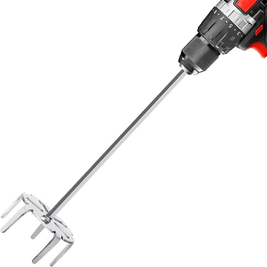 KAMaster Pork Puller 3 Inch 304 Stainless Steel Meat Shredder Suitable for Making Meat Strips with Standard Hand Drill Pork Puller BBQ Smoking Accessories and Kitchen Gadgets Stir Cooking(3 Inches)