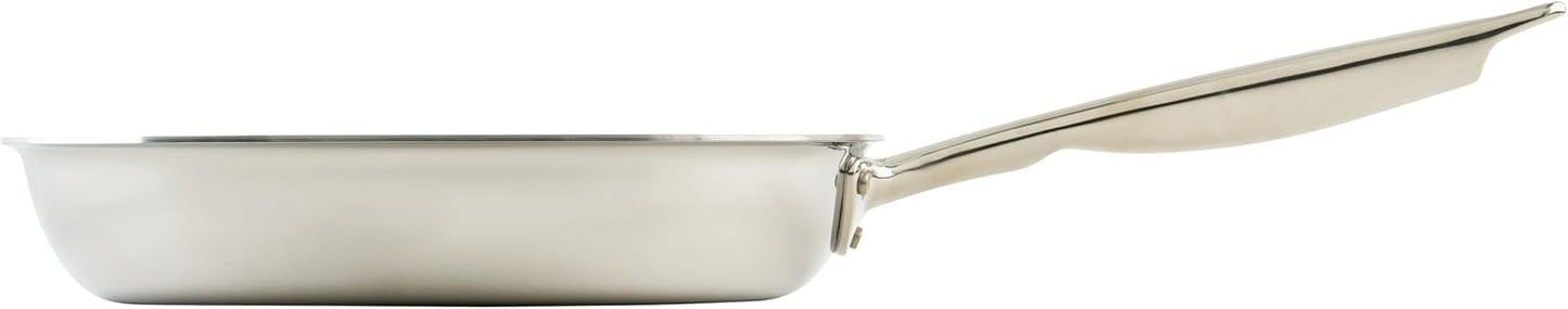 WINCO Tri-Ply Frying Pan, Silver