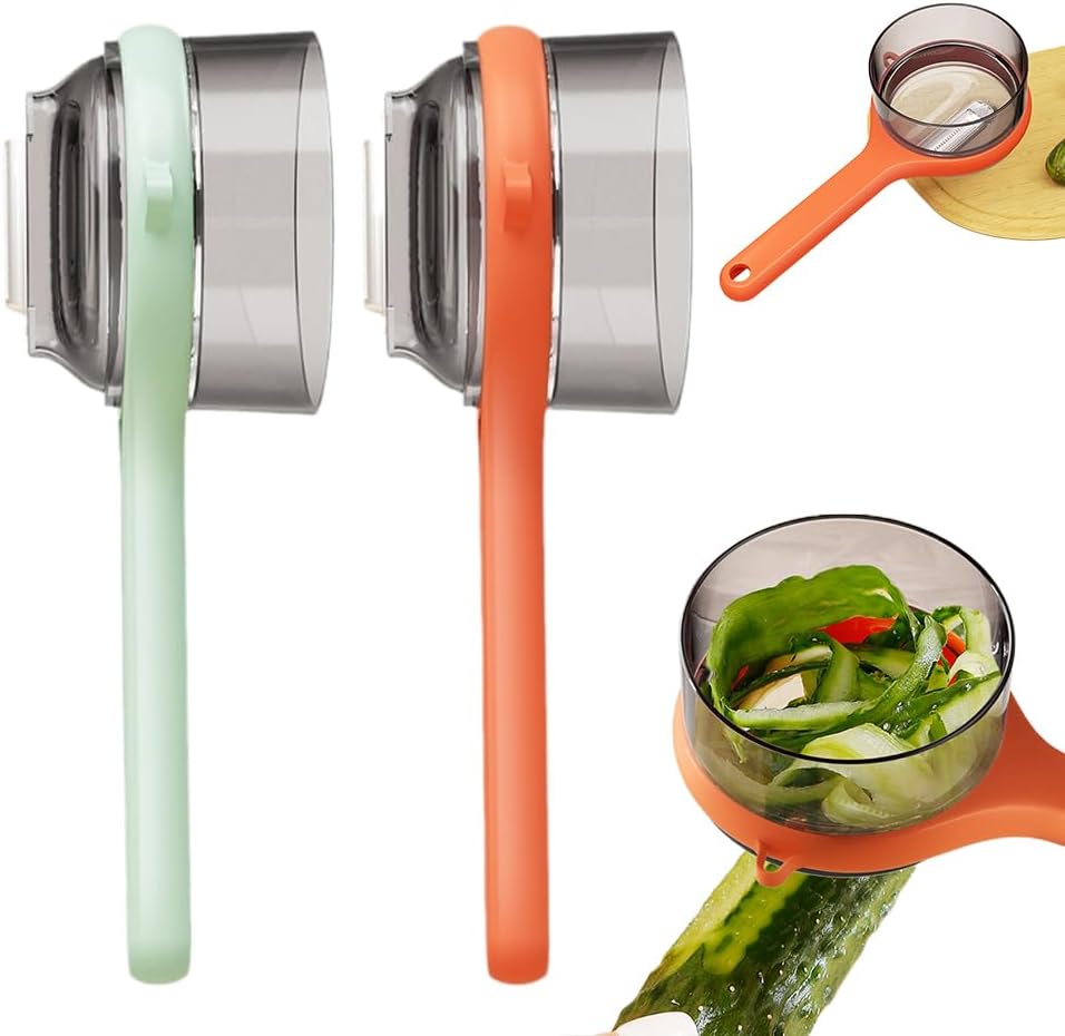 Vegetable Peeler with Container, 2025 New with Box Storage Kitchen Special Fruit Peeler, 2-in-1 Multifunctional Veggie Fruit Peeling Tool Easy to Use Kitchen Gadget (2 Pcs)