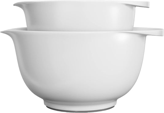 Rosti Precision Craft Mixing Bowl Set 2 Pcs Elevate Your Culinary Experience Stylish Nesting Bowls for Effortless Cooking and Baking
