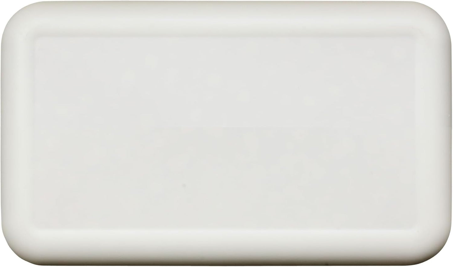 TATSU-Craft NR Non Slip Serving Tray Gingham Check, Green, Microwave Safe, Rectangular Plastic Tray, 8.5 x 4.9 Inches, Ideal for Cafeterias, Restaurants, Coffee Shops, Salad, Organic Food, and More